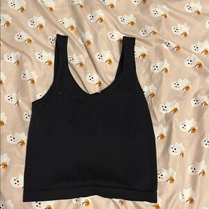 Black crop top
